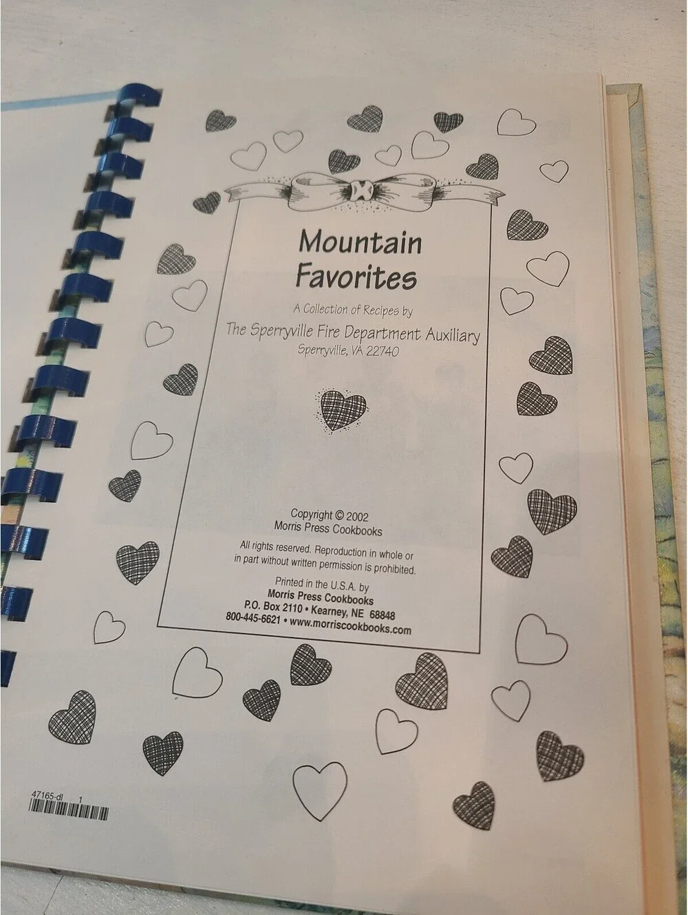 Mountain Favorites Sperryville VA Volunteer Fire Department Community Recipes